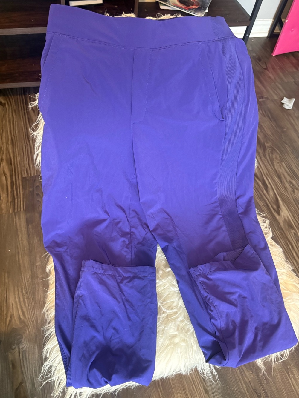 💜 ATHLETA Vibrant Purple High-Waisted Performance Jogger Pants